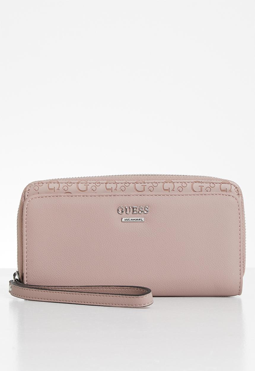 GUESS - Churchill multi zip purse - mauve