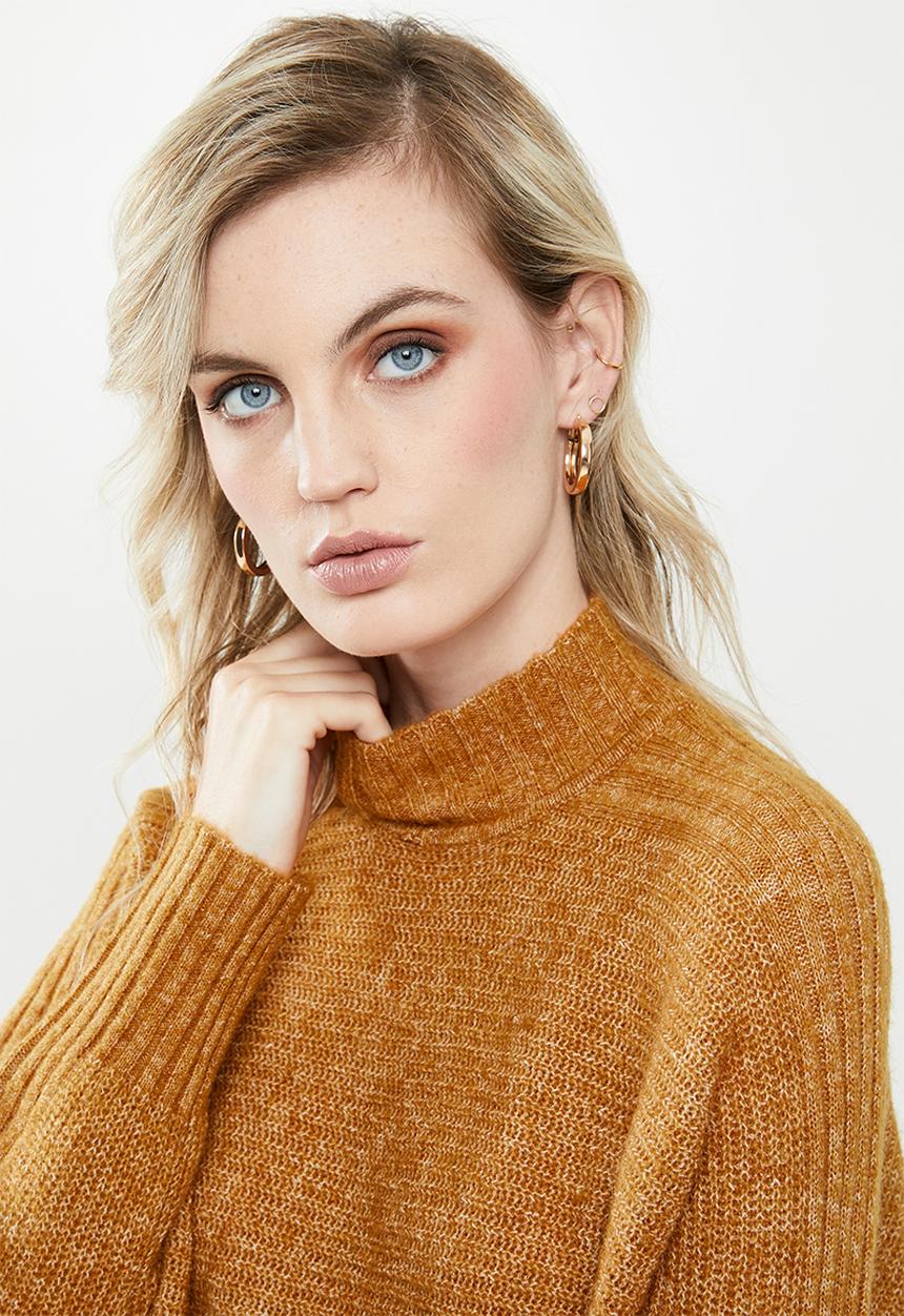 Vero Moda - Himalia batwing blouse - tan