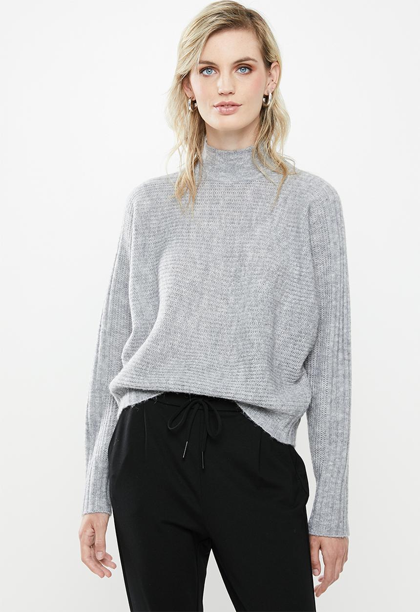 Vero Moda - Himalia batwing blouse - grey 