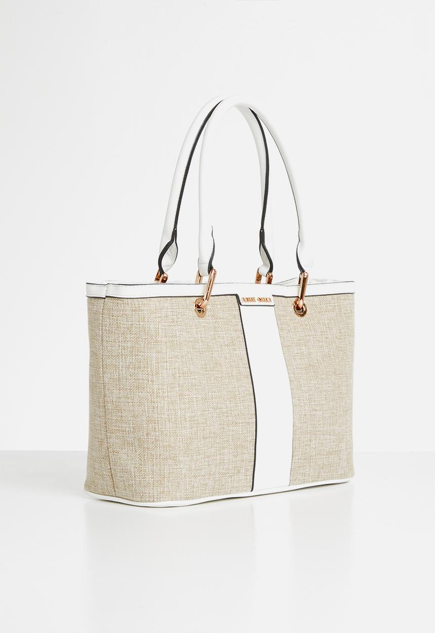 Pierre Cardin - Lilian top handle - white & beige 