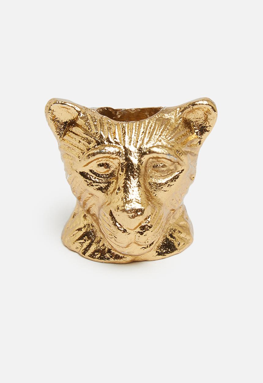 H&S - Animal dinner candle holder - bear