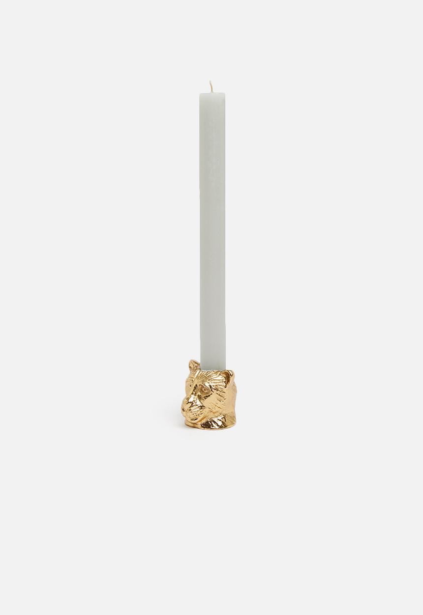 H&S - Animal dinner candle holder - bear
