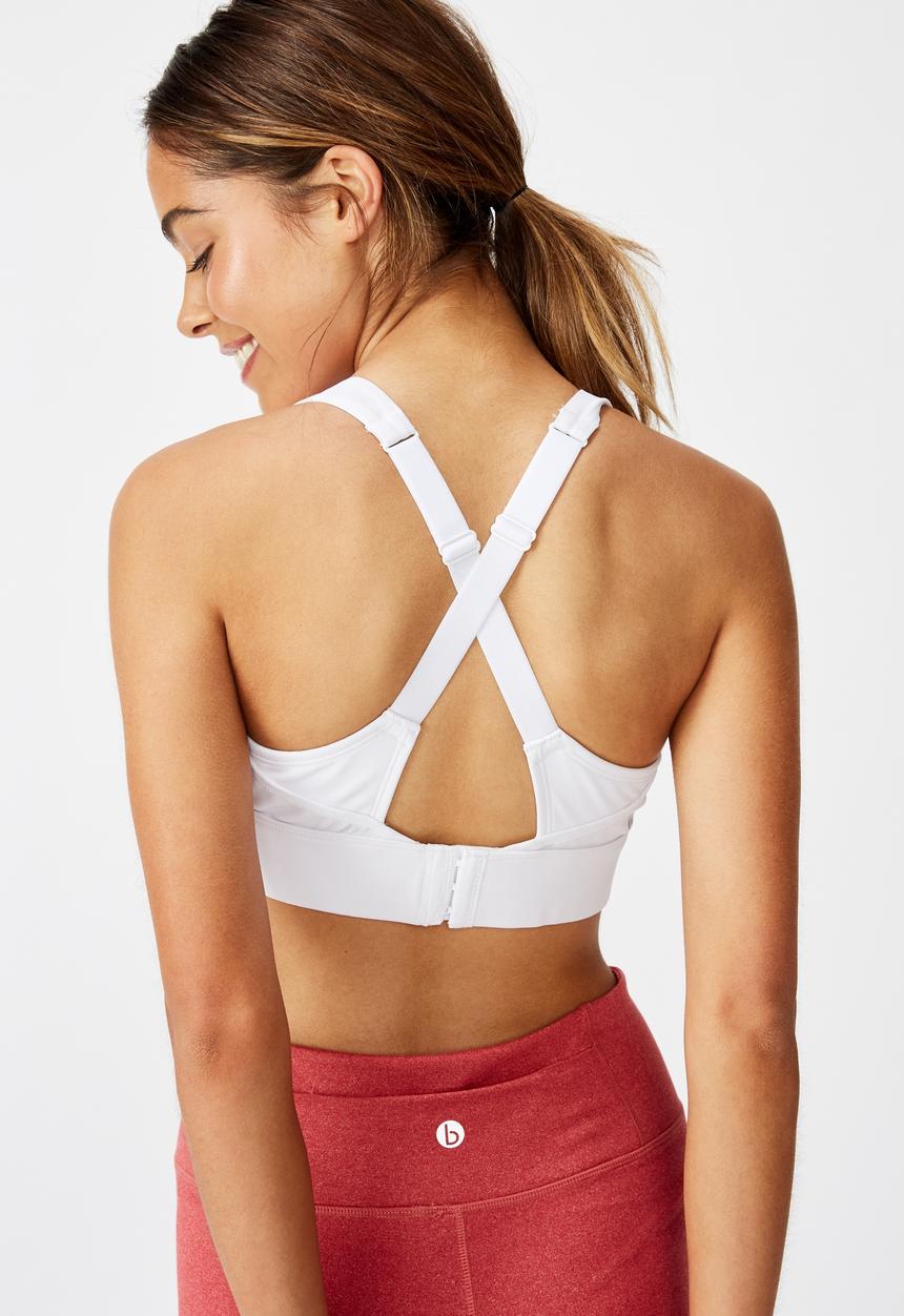 Cotton On - Workout training crop - white