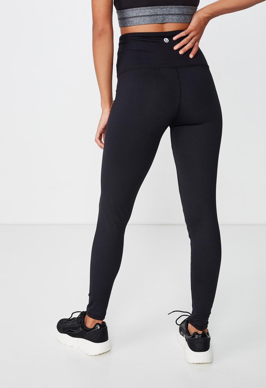 Cotton On - Active high waist core 7/8 tight  - black