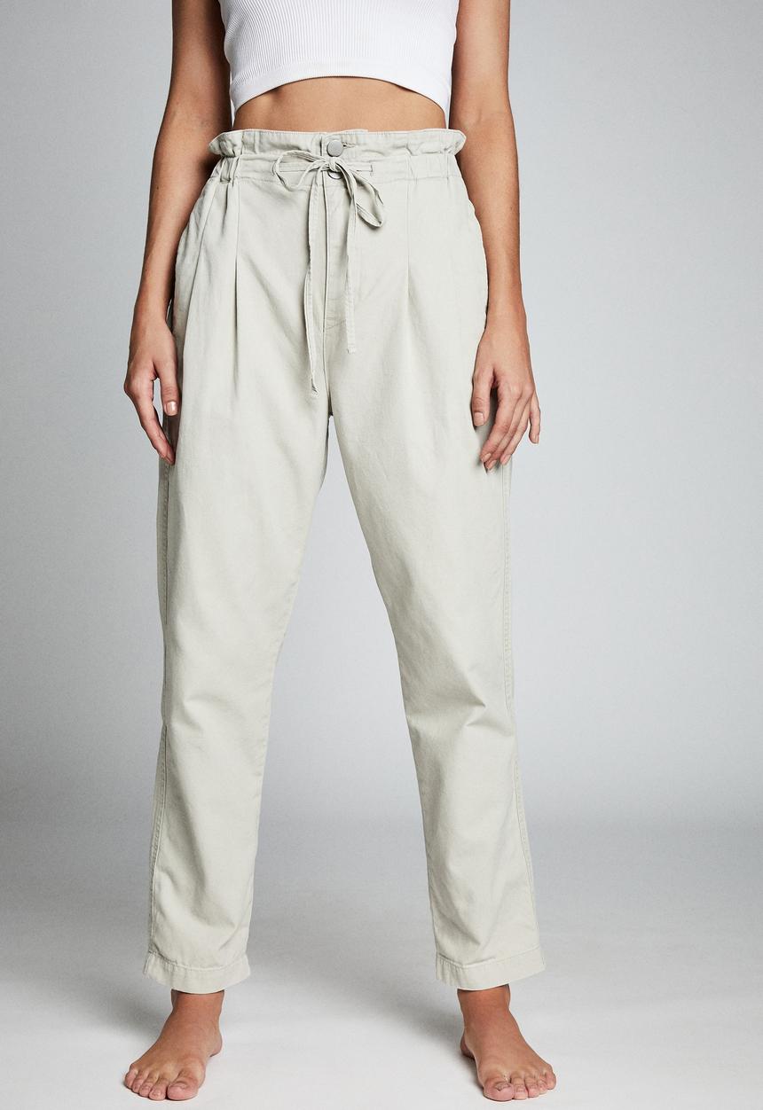 Cotton On - Paperbag pants - grey