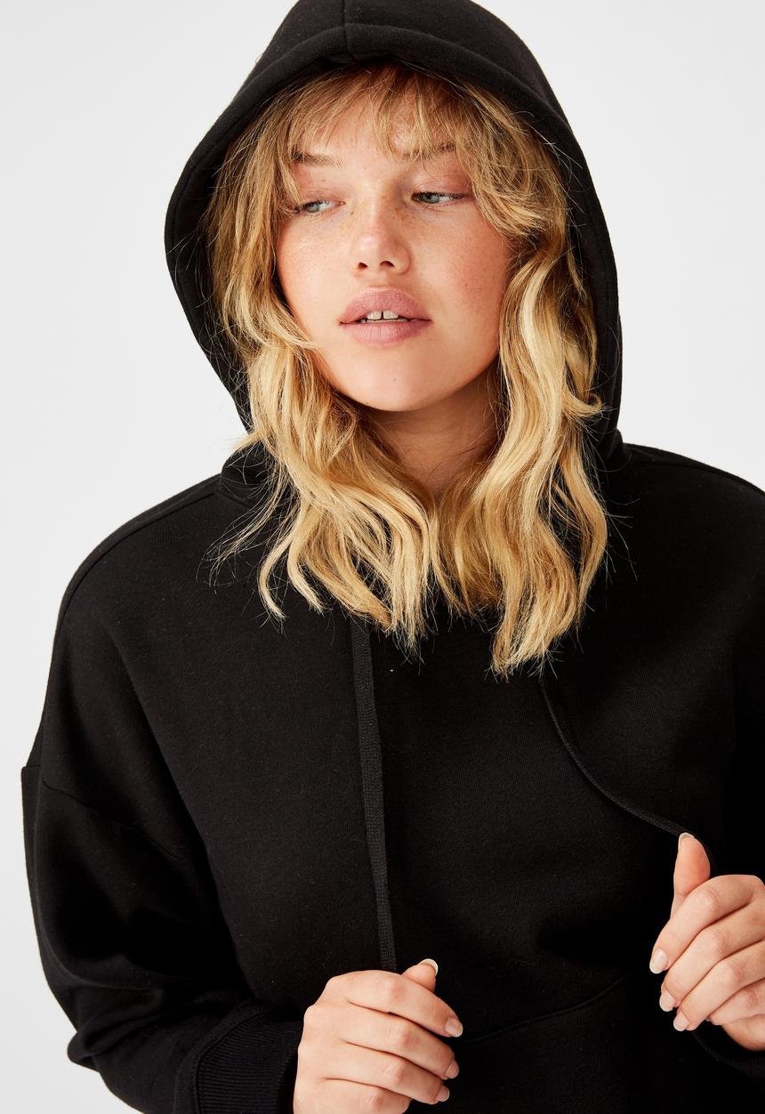 Factorie - Relaxed hoodie - black