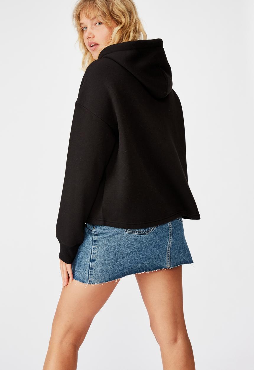 Factorie - Relaxed hoodie - black