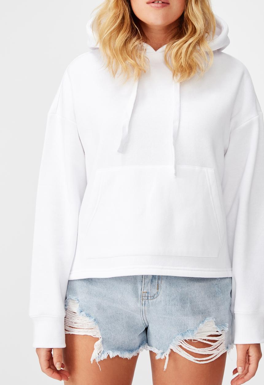 Factorie - Relaxed hoodie - white