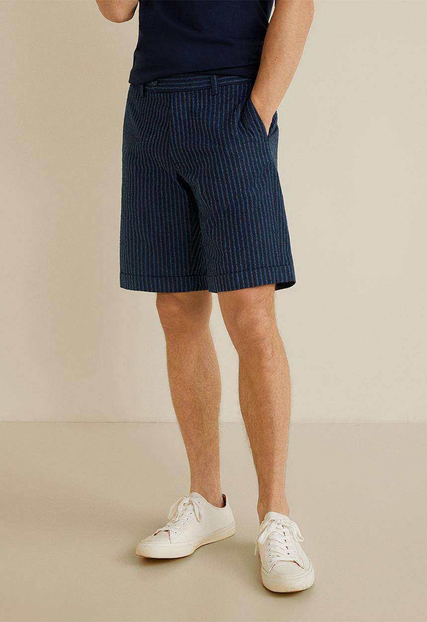 MANGO - Kristof bermuda shorts - navy