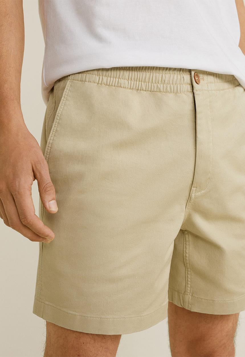 MANGO - Rafa bermuda shorts - stone