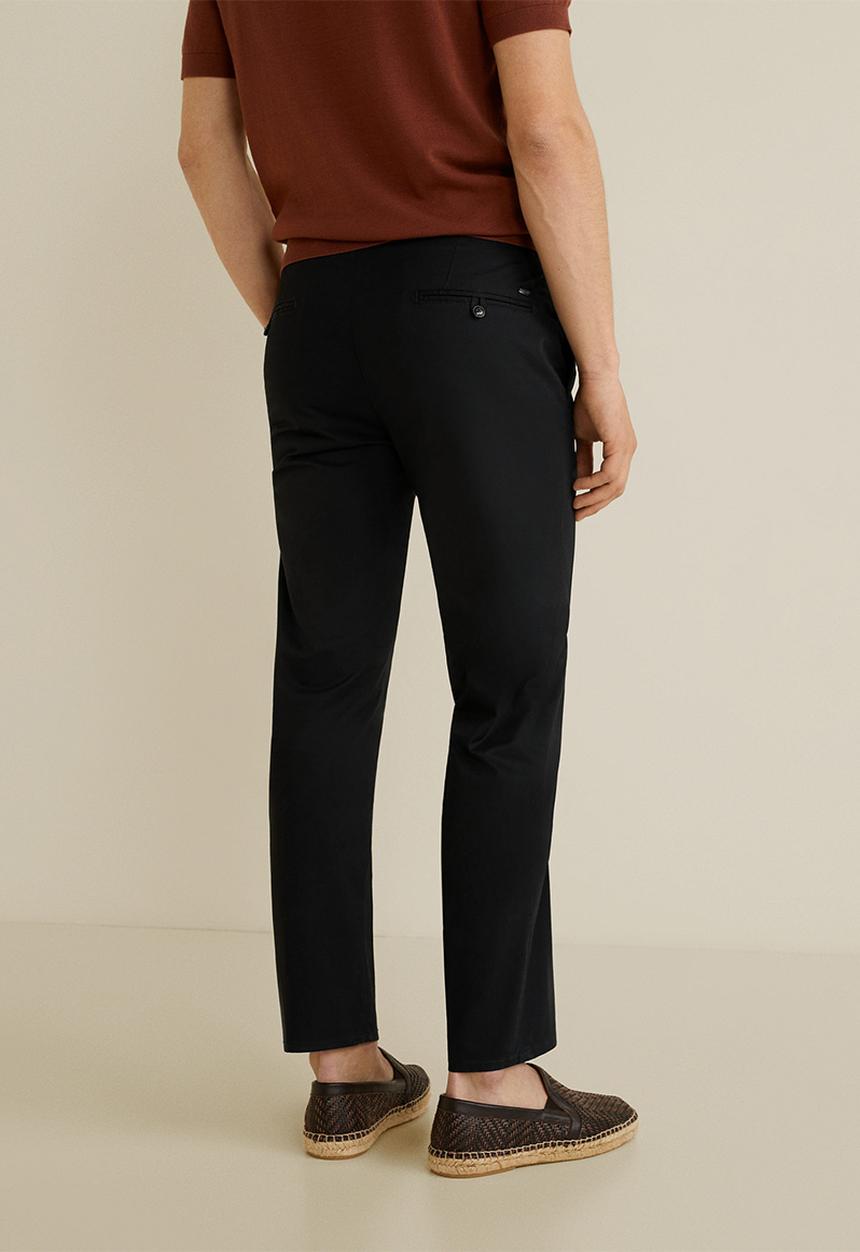 MANGO - Dublin trousers - black