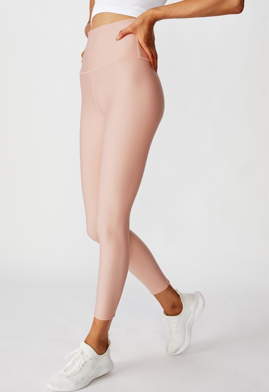 Cotton On - Reversible 7/8 tight  ditsy texture  - ombre & pink