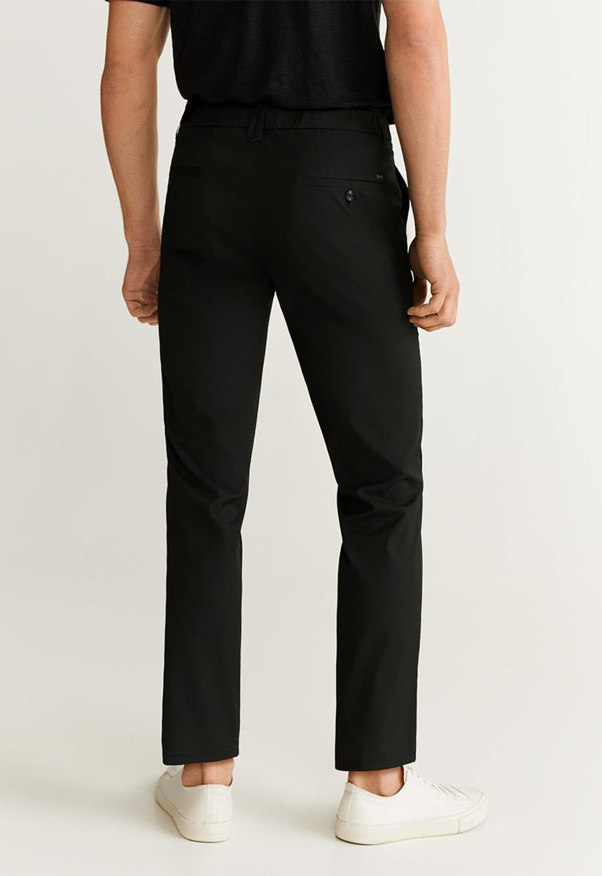 MANGO - Bologna trousers - black