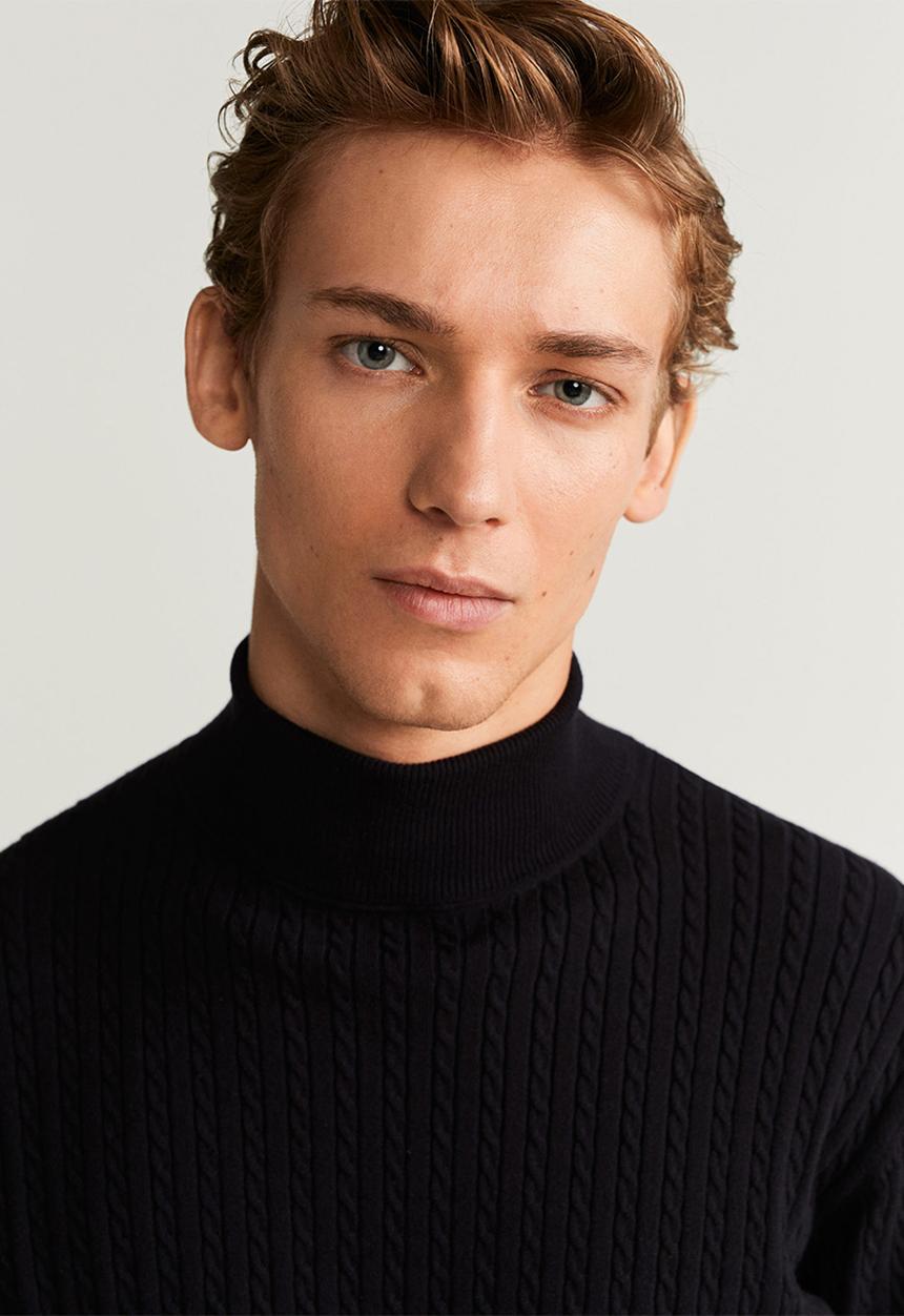 MANGO - Pizarra jersey - black