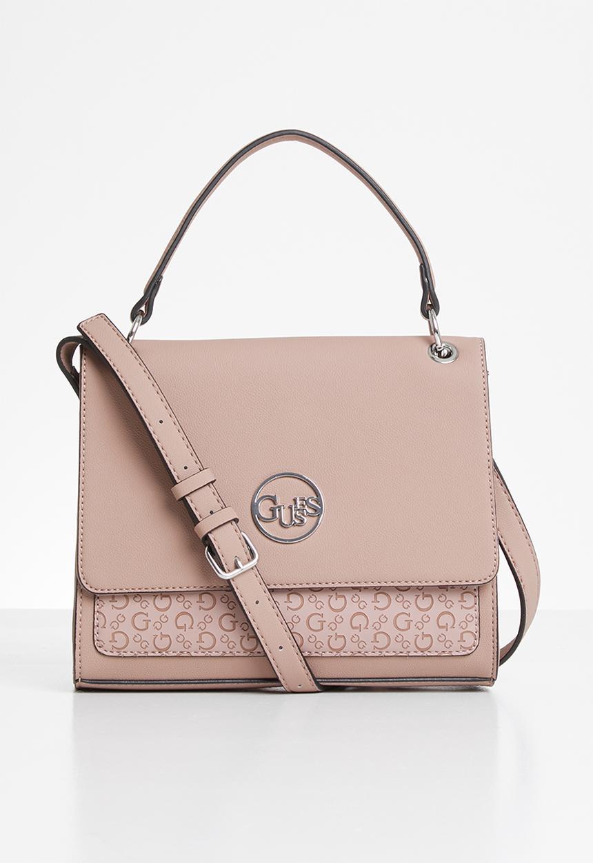 GUESS - Churchill top handle flap - pink
