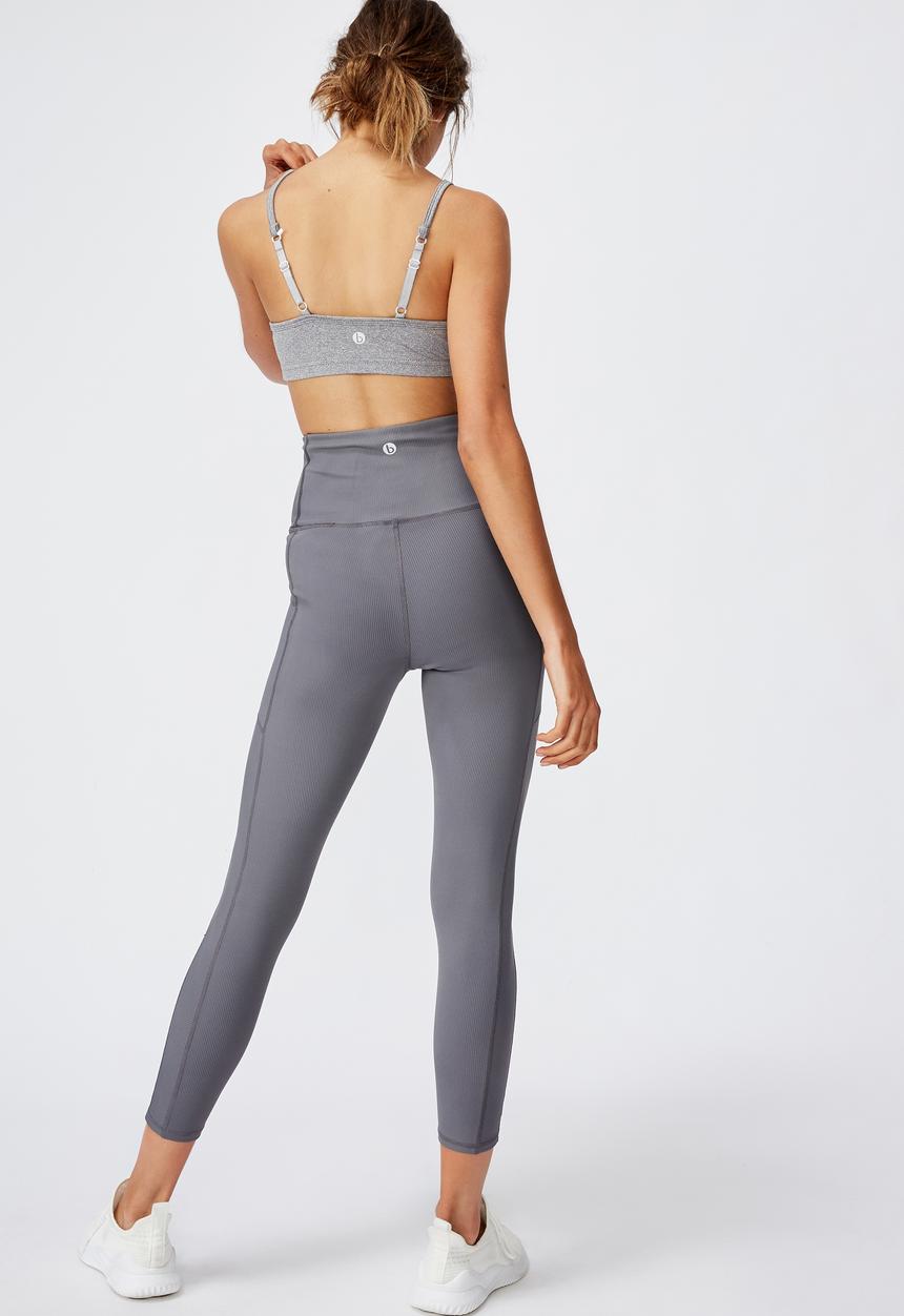 Cotton On - Rib 7/8 tight - grey 