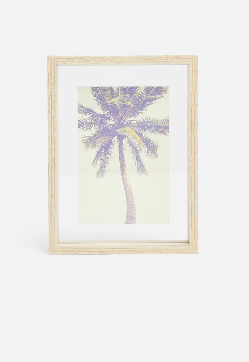 H&S - Palm photo frame - natural
