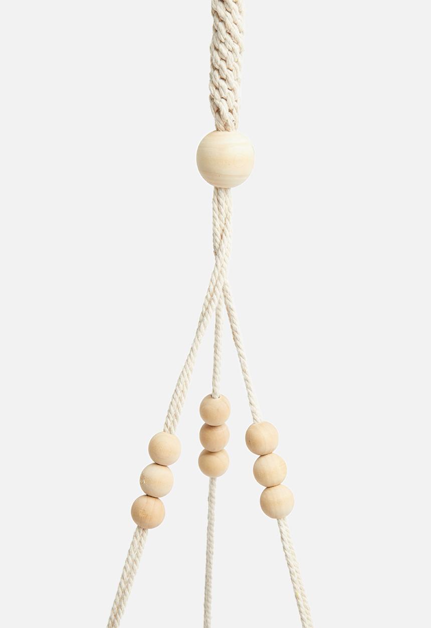 H&S - Sienna hanging planter - black