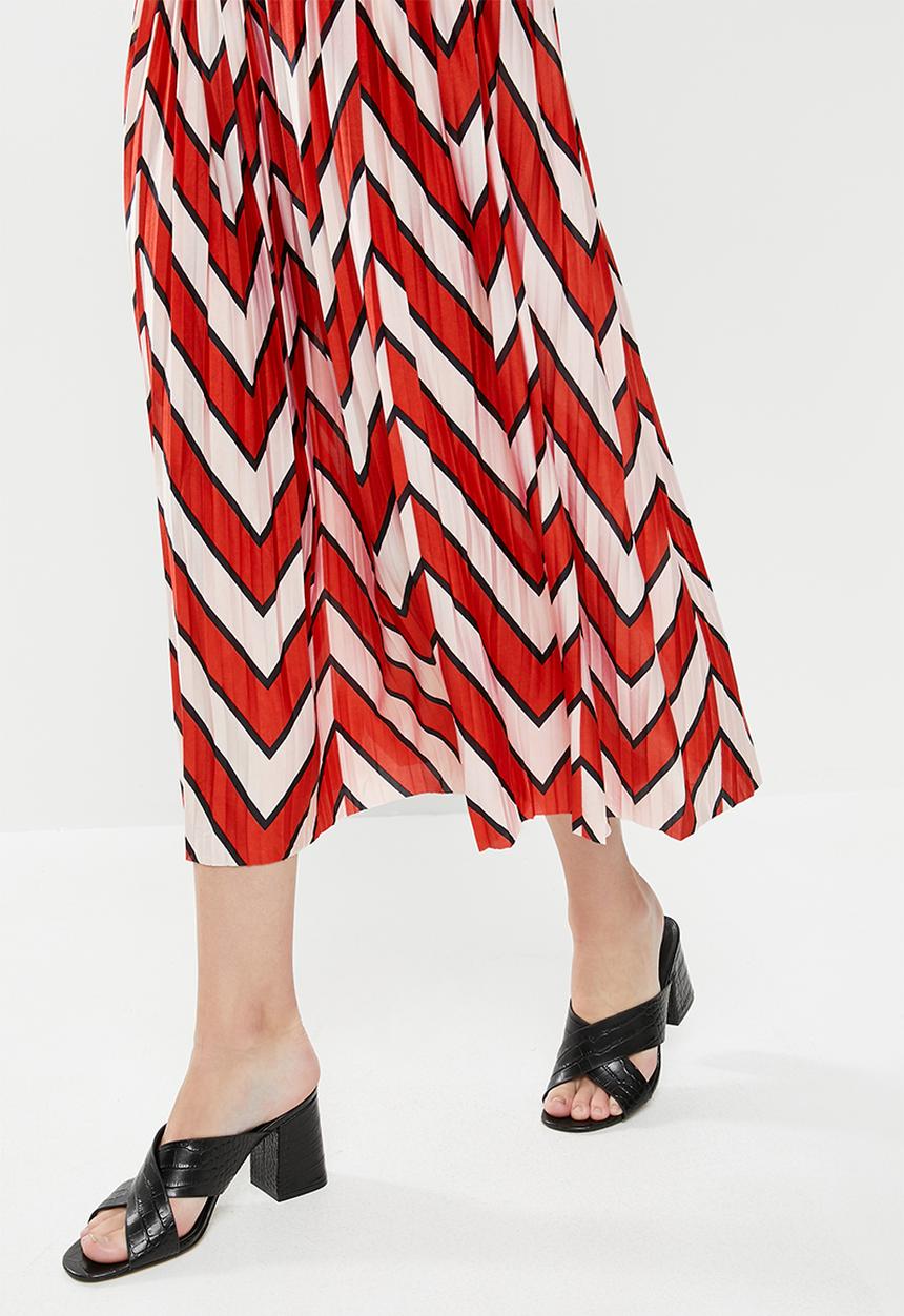 Jacqueline de Yong - Harper midi skirt - multi