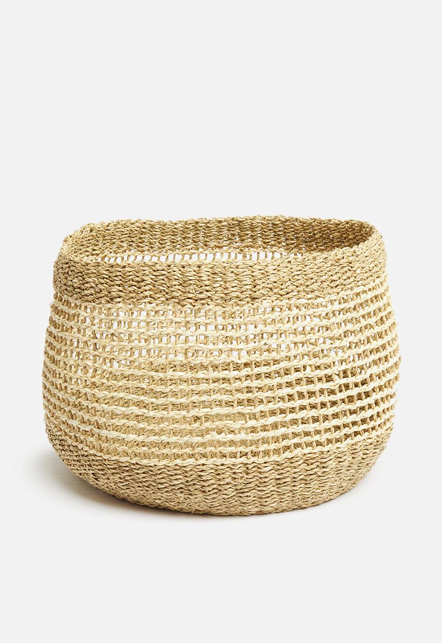 H&S - Layla large basket - natural