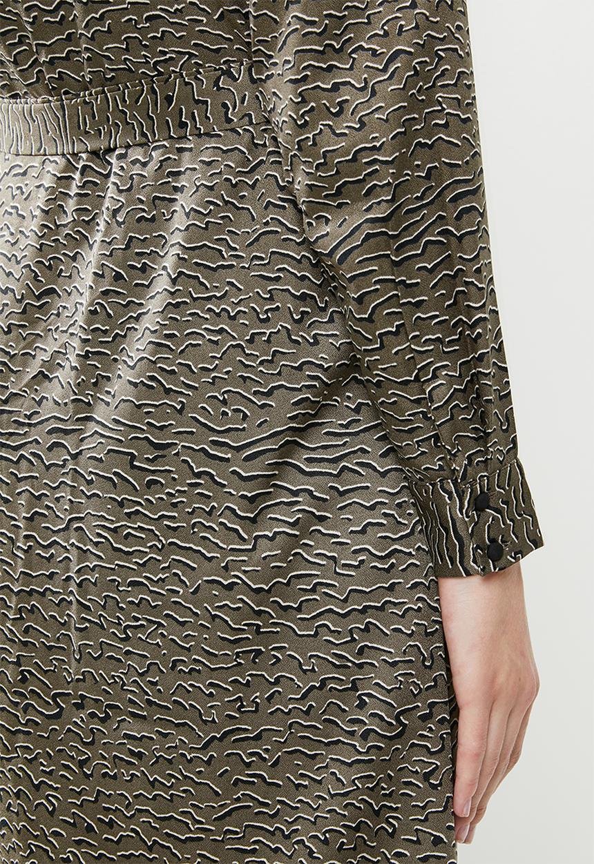 Vero Moda - Tessa shirt dress - khaki & black 