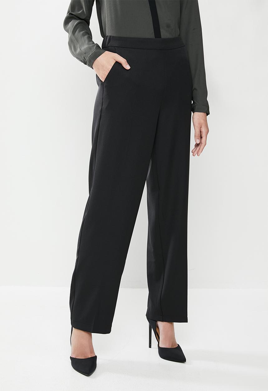 Vero Moda - Jazz straight pants - black