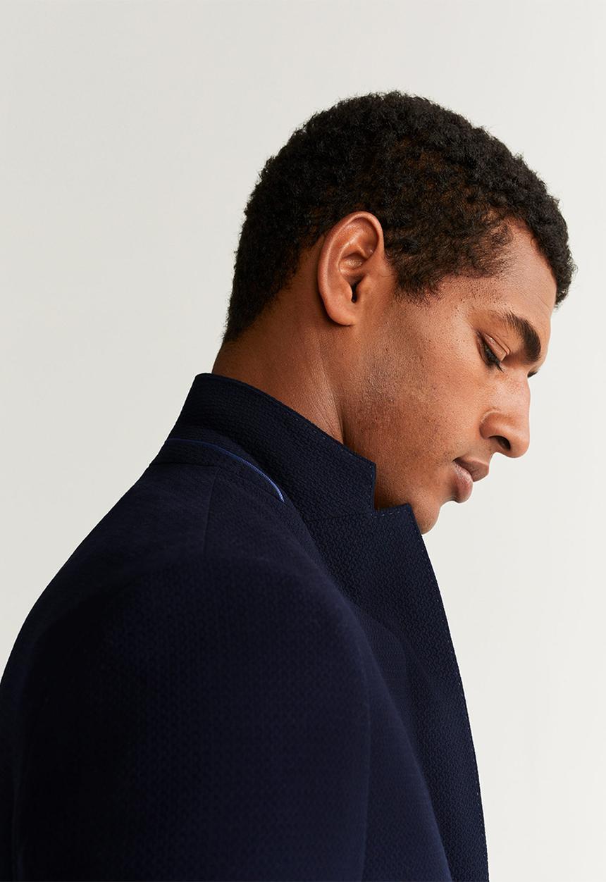 MANGO - Mia button blazer - navy