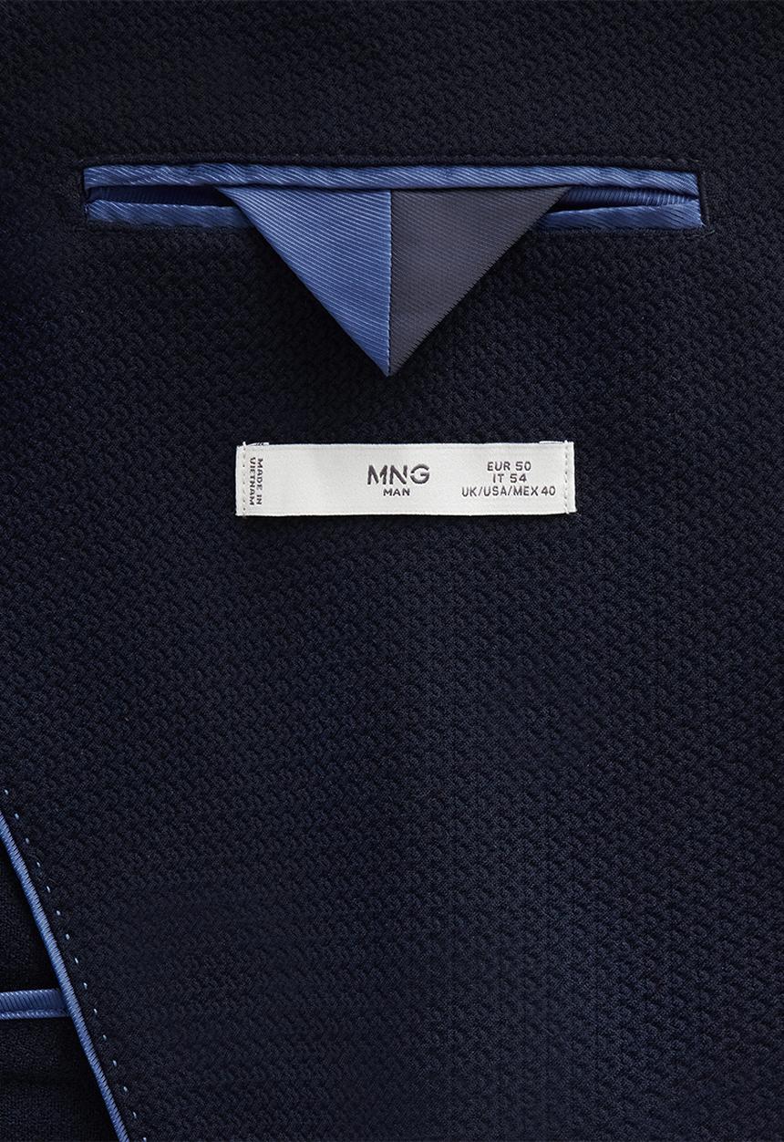 MANGO - Mia button blazer - navy
