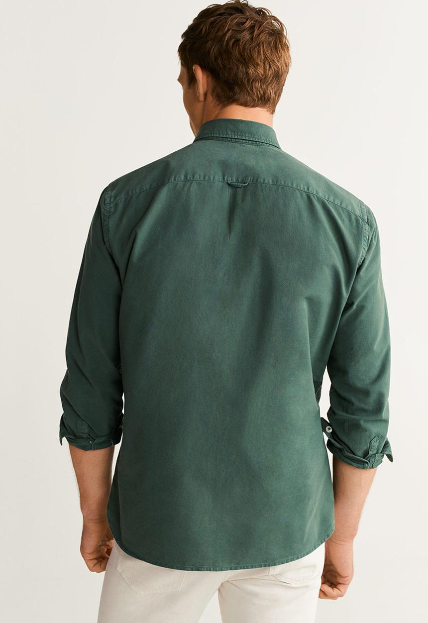 MANGO - Oxdye shirts - green