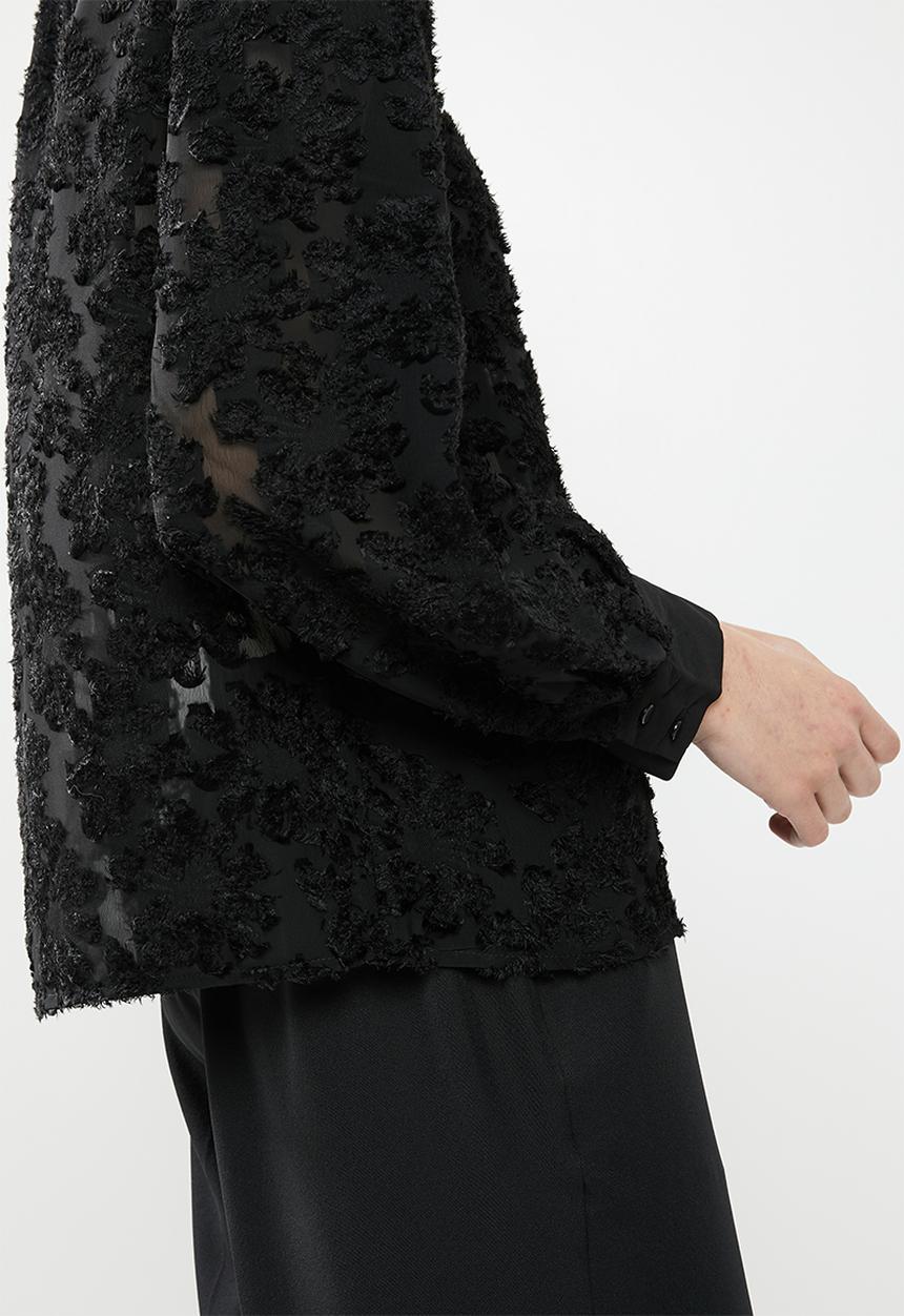 Vero Moda - Jadette long sleeve shirt - black