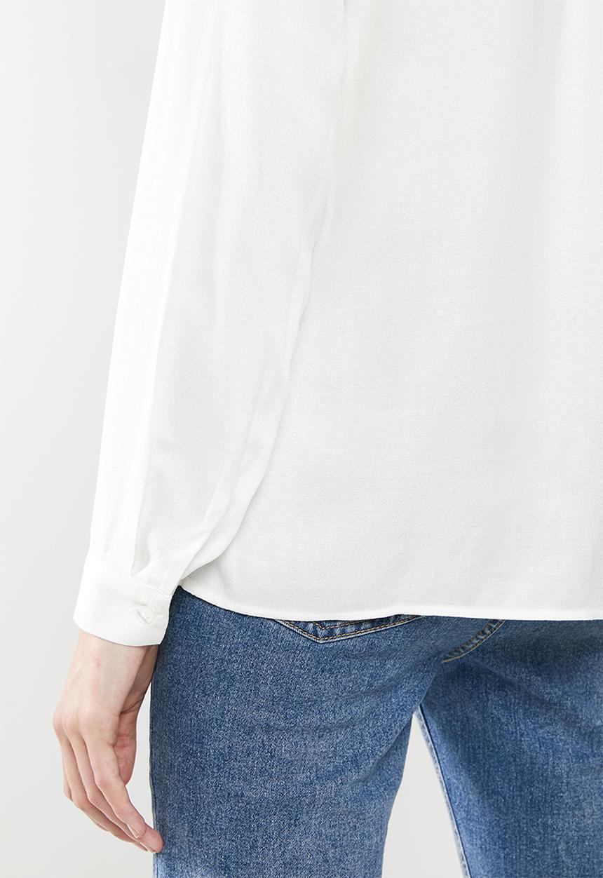 Vero Moda - Jordan long sleeve shirt - white