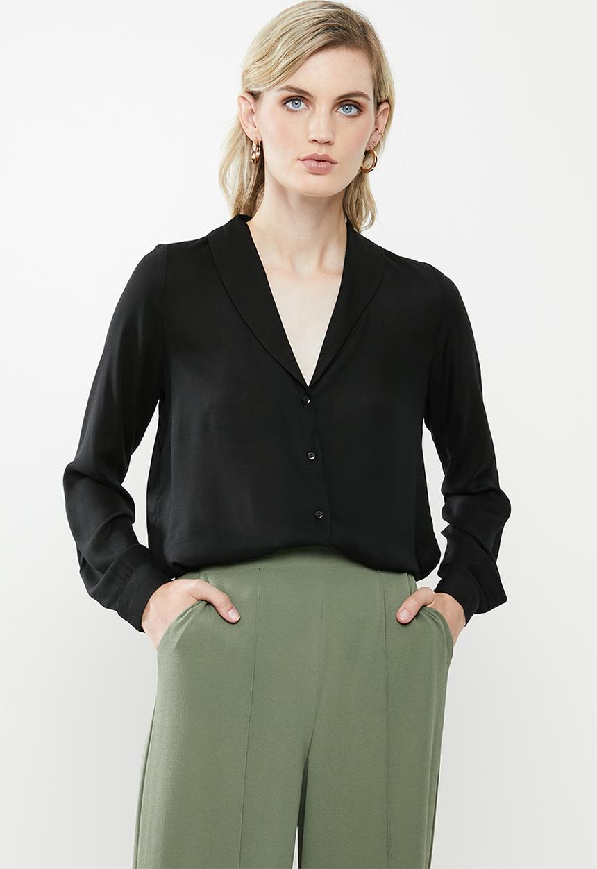 Vero Moda - Jordan long sleeve shirt - black
