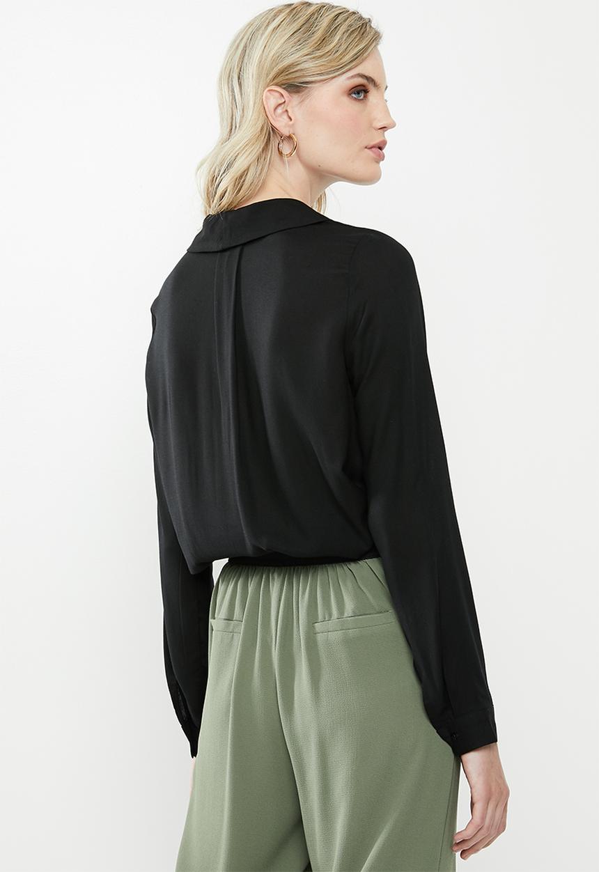 Vero Moda - Jordan long sleeve shirt - black