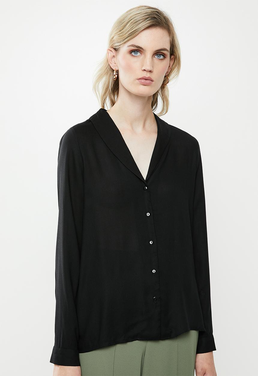 Vero Moda - Jordan long sleeve shirt - black