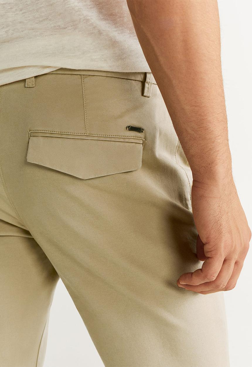 MANGO - Prato pants - stone