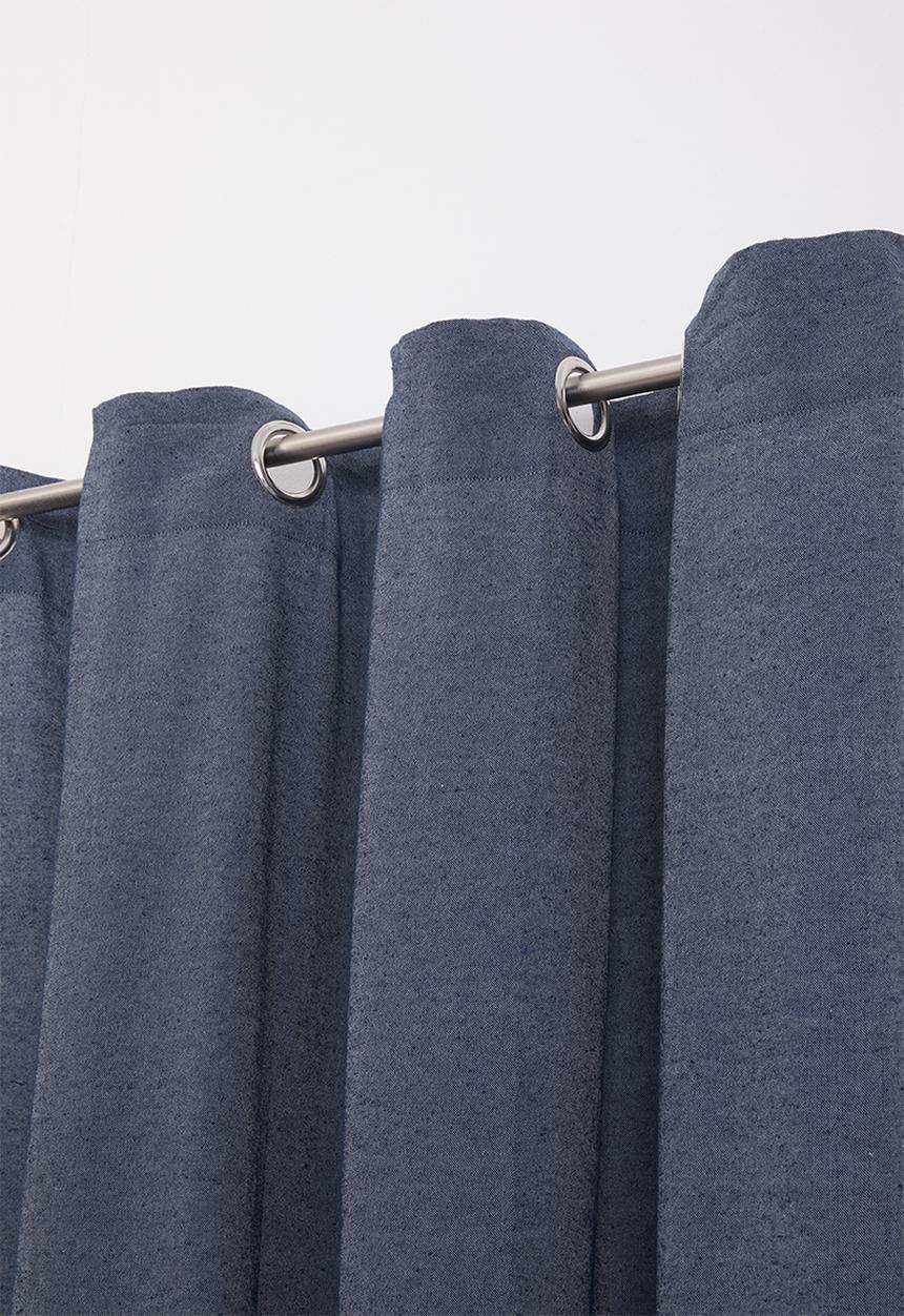 H&S - Rey eyelet curtain - navy