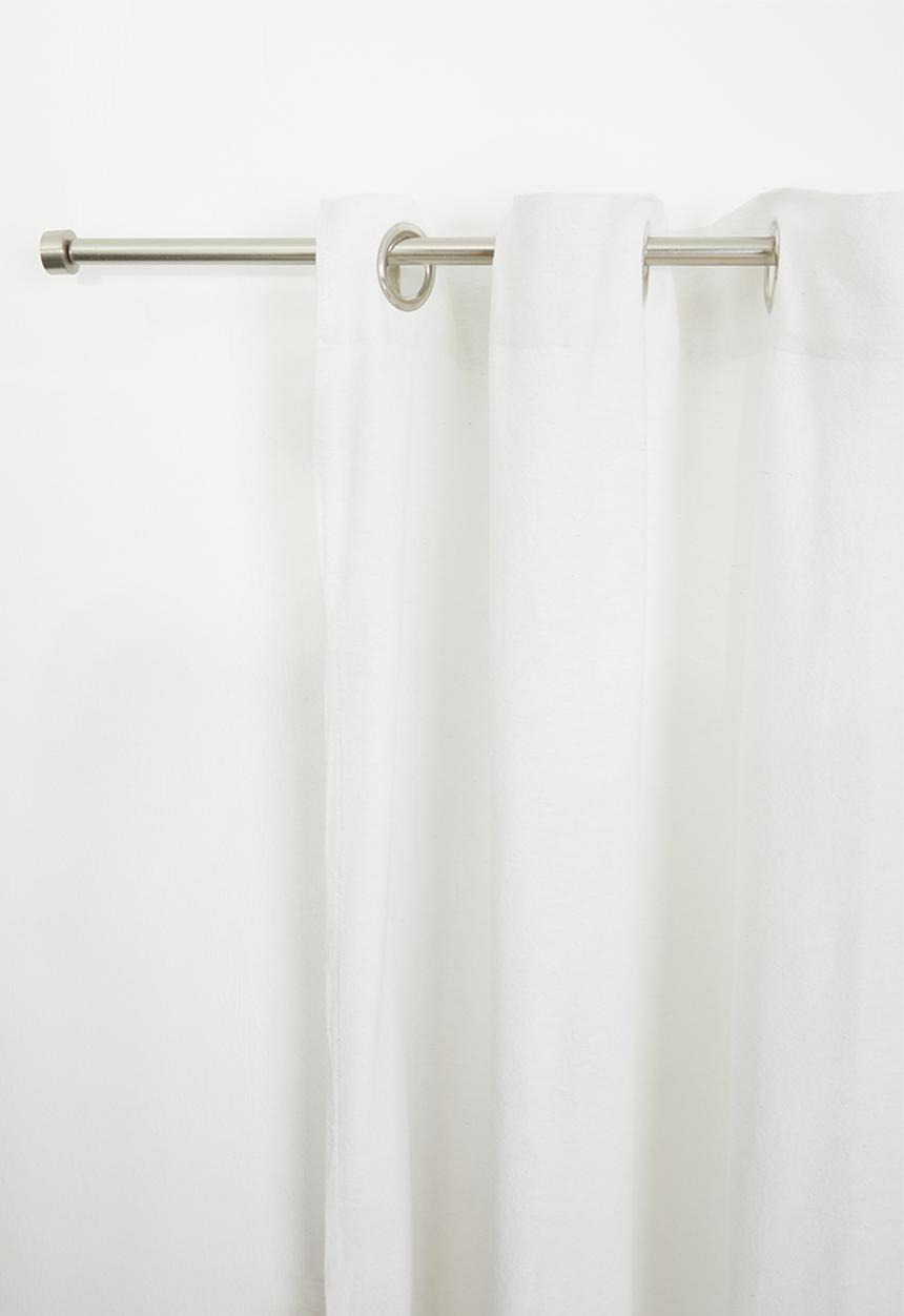 H&S - Rey eyelet curtain - white
