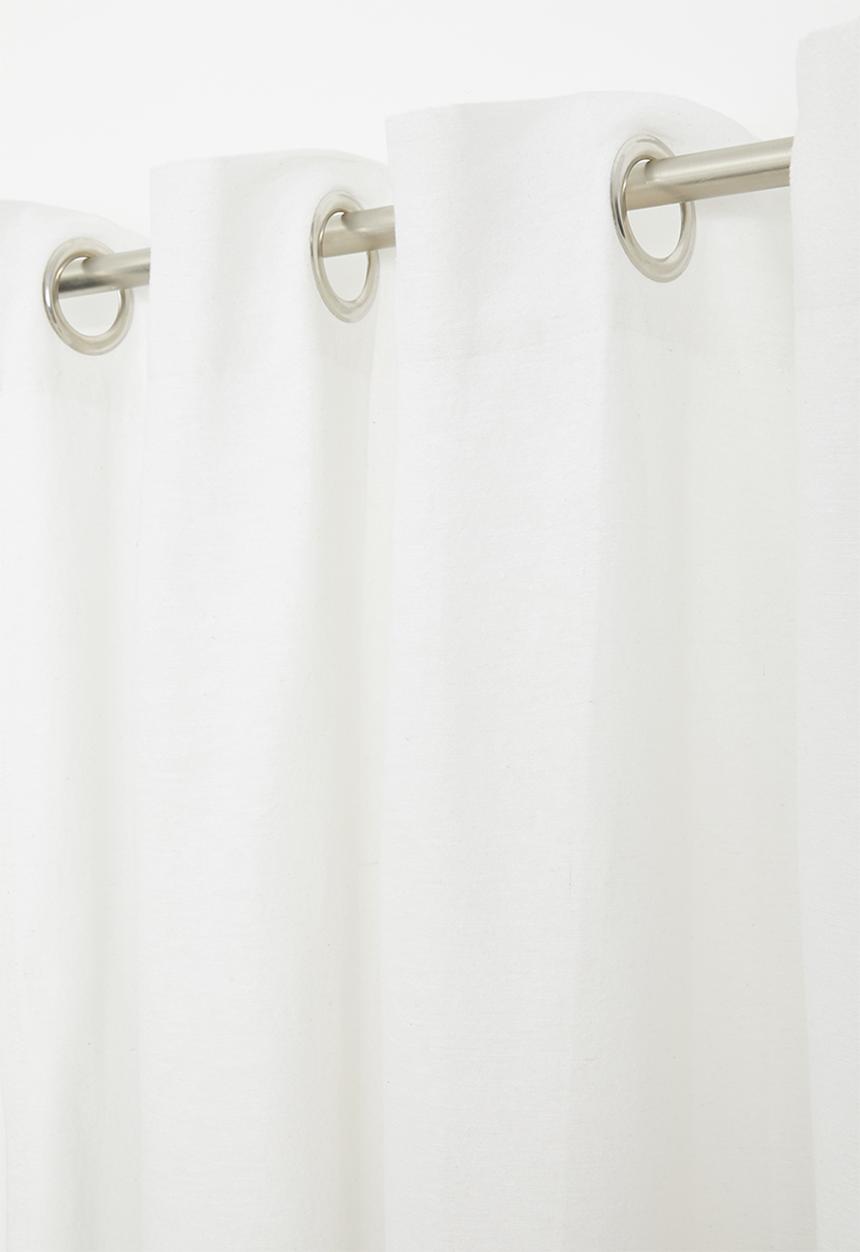H&S - Rey eyelet curtain - white