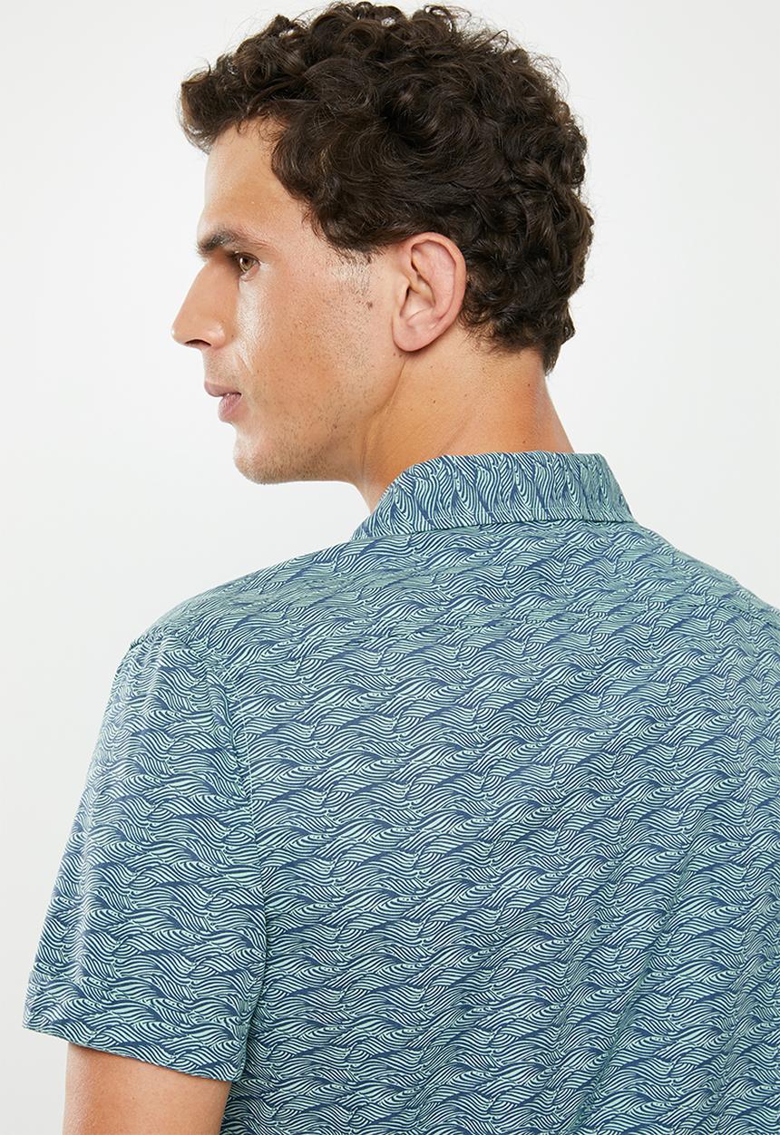 Superbalist - Cuban collar shirt - blue 