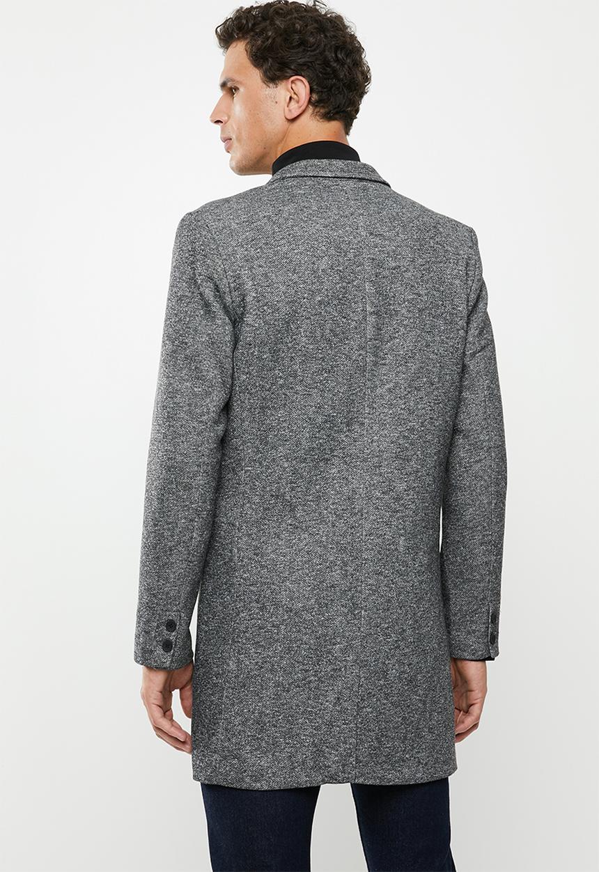 Only & Sons - Julian king coat - grey