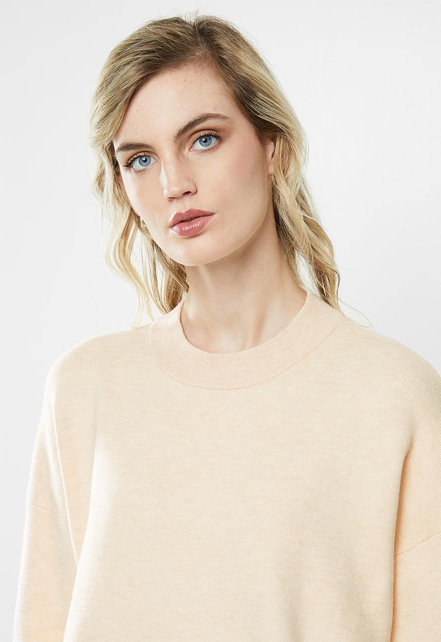 MANGO - Flear jersey - beige