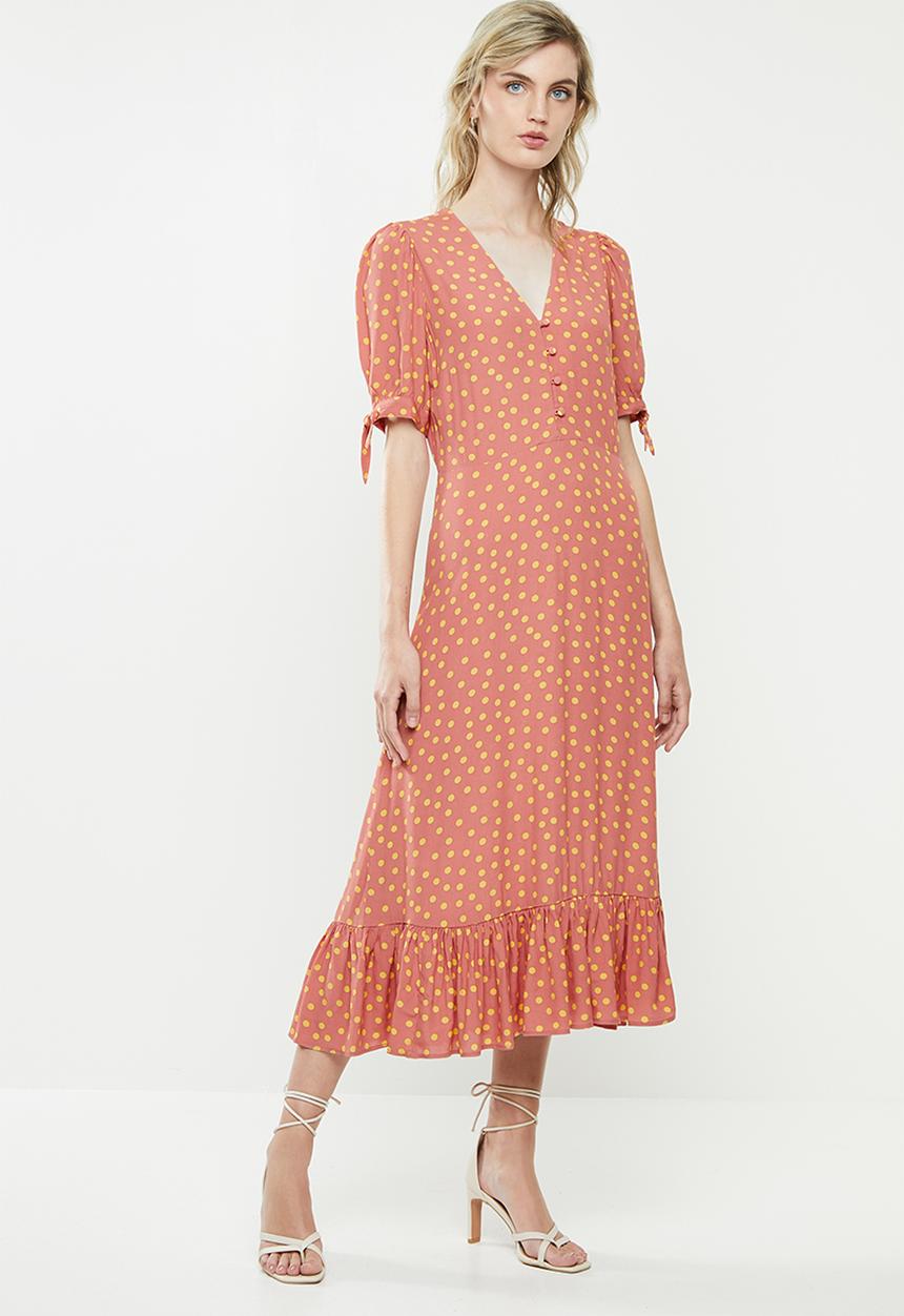 MANGO - Dress blondie - pink