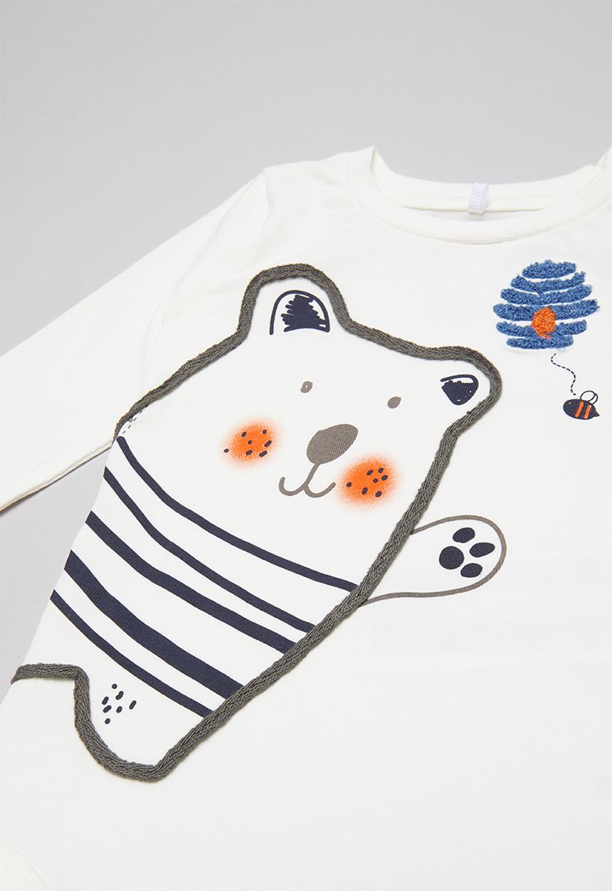 Name It - Moskar long sleeve top - white