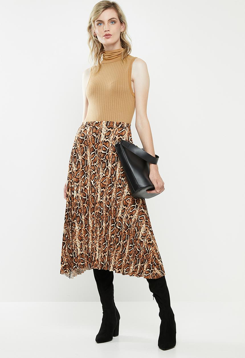 MANGO - Alexie T-shirt - brown