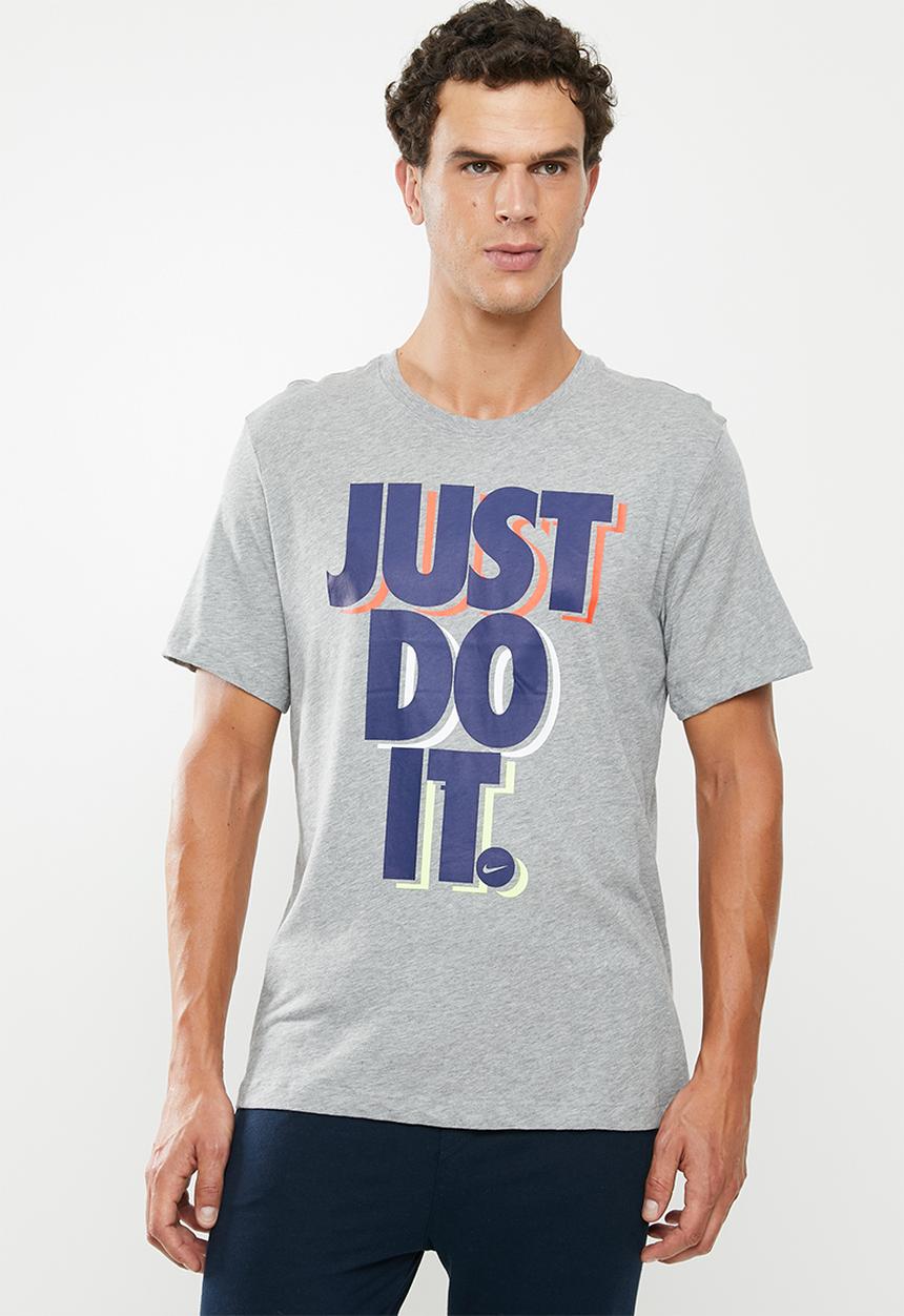 Nike - Nike sportswear just do it short sleeve tee - grey 