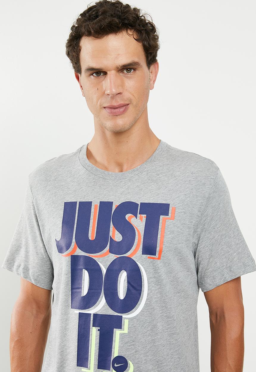Nike - Nike sportswear just do it short sleeve tee - grey 