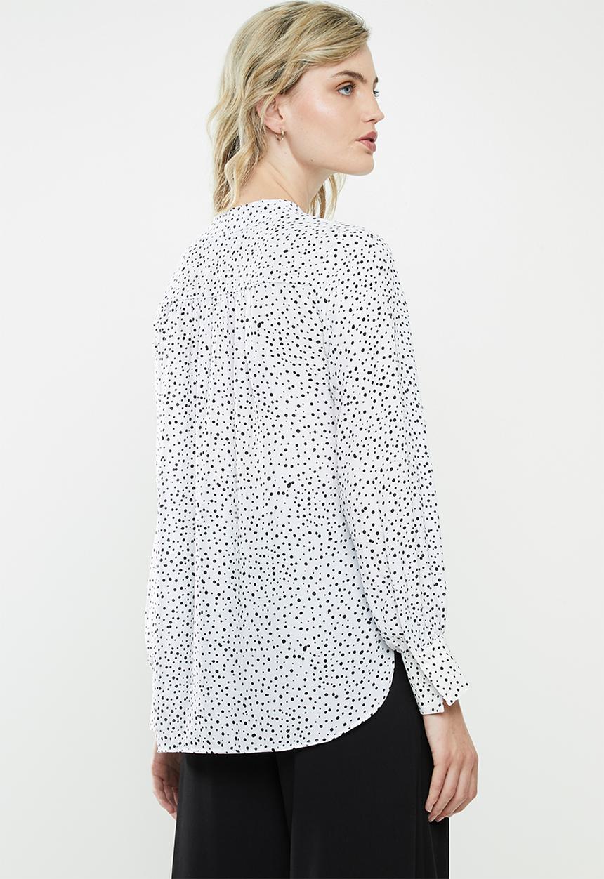 MANGO - Flowy blouse - white
