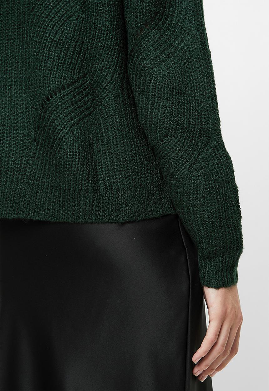 Jacqueline de Yong - Daisy structure pullover - scarab green