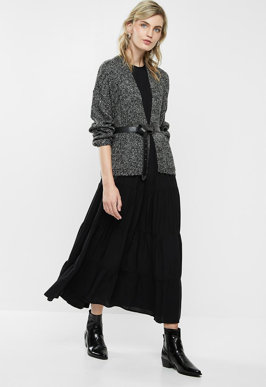 Jacqueline de Yong - Casey cardi - dark grey