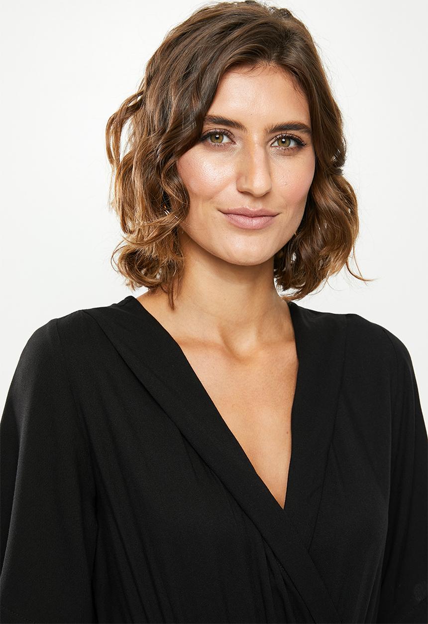 edit - Wrap jumpsuit - black